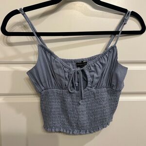 Smocked Crop Top